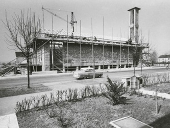 Richtfest Pfarrheim - Frühjahr 1962