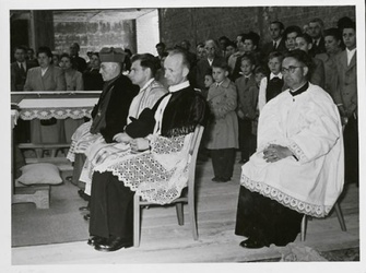 Empfang des Bischofs - 7.11.1954